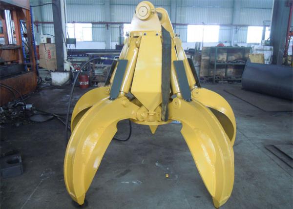 Cheap No Rotate Hydraulic Orange Peel Grab Bucket for CAT320 Excavator for sale