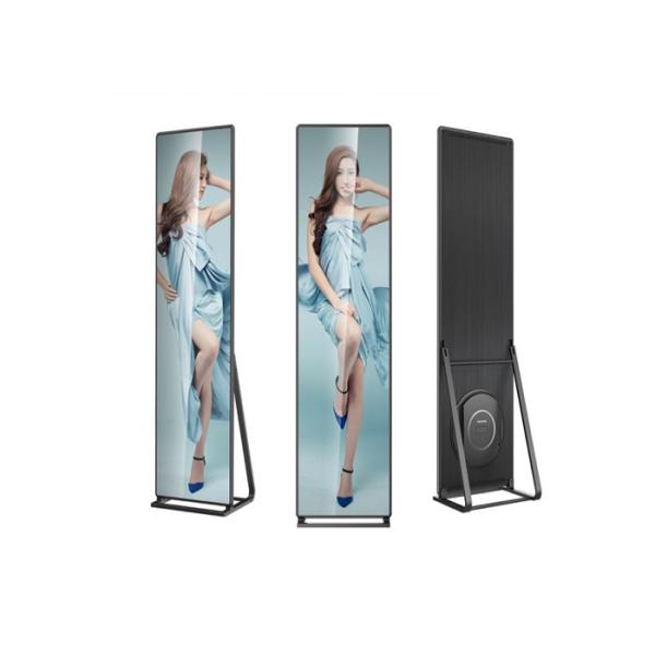 Light Weight Slim P2.5mm Advertising LED Poster Display For 4S Shop/ Airports Easy Control 480*1920mm