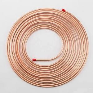China C10100 C10200 C11000 T1 T2 T3 Soft Drawn Copper Tube Pipe For Chemical Evaporators on sale