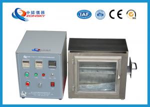 Quality 38 MM Flame Height Flammability Testing Equipment For Automobile Interior Material wholesale