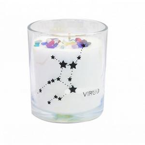 Quality Wholesale Soy Wax Luxury Custom glass printing Scented candle jar wholesale