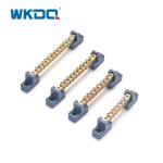 Netural Terminal Bus Bar Blue Terminal Block With Holder For Home Appliances