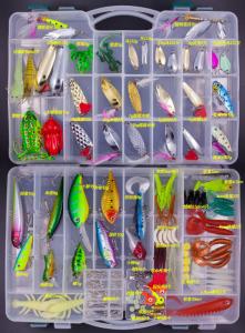Quality 177 - 301 PCS Fishing Tackle Set Soft Lure Silicone Bait Tackle Accessories Kit wholesale