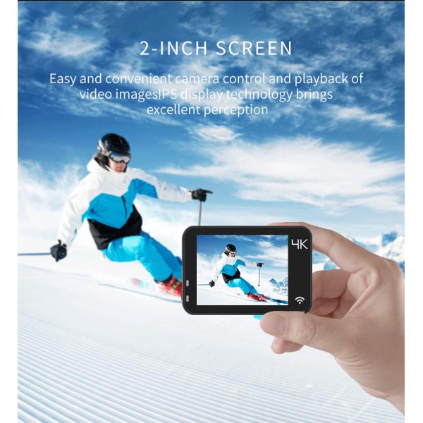 4K Ultra HD Action Cam 2.0" Touch Screen WIFI EIS Sport Cam