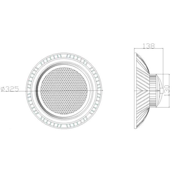 Outdoor High Lumen UFO LED High Bay Light IP66 Led High Bay Luminaire