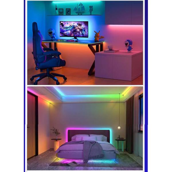 Addressable Rgb Cri 90 24v Cob Led Strip 180 Degree Beam Angle Of 720 Leds/M