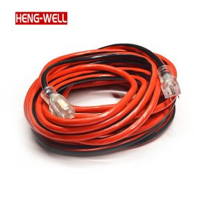 China Heavy-Duty 12/3 Outdoor Extension Cord 3ft & 49ft Multi-Socket 15A 125V Lighted and SJTW Copper PVC US Standard Power Cords on sale