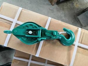 China 1t 2t 3t 4t 5t 6t 10t Single Double Wheel Block Snatch Pulley Block on sale