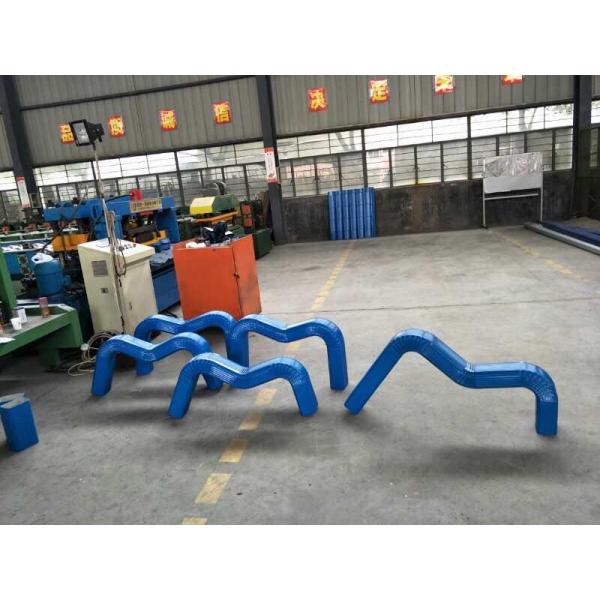 Color Steel Rainspout Pipe Roll Forming Mahine Rectangle Round Shape Available