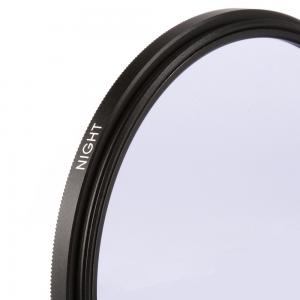 China 1.1mm Optical Glass Circle Light Pollution Filter 67mm on sale