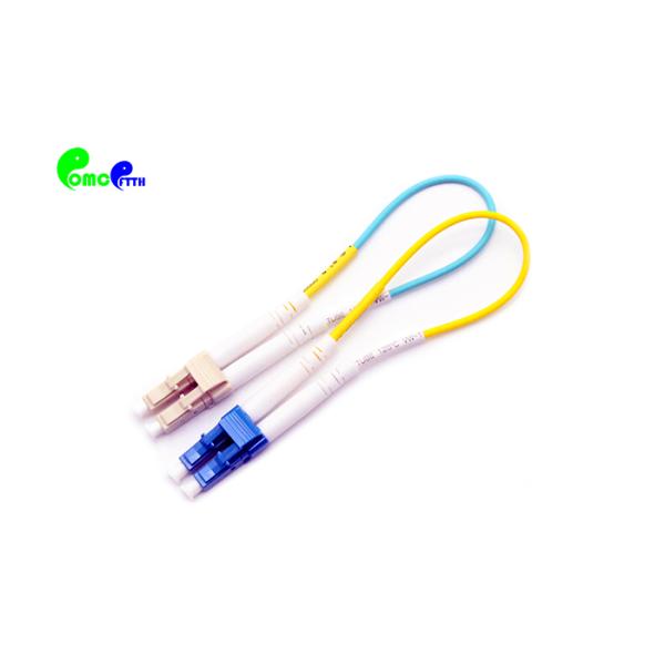 LC SM 9 /125 2mm / 0.9mm Fiber Optic Loopback Cable LSZH Collocated with 10G or 40G or 100G LC/UPC interface transceiver