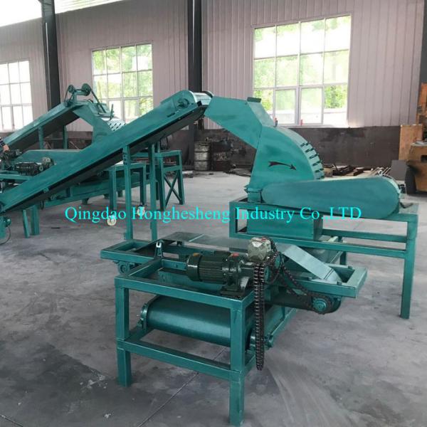 16cm Green Scrap Rubber Steel Separator Raw Rubber Steel Wire Separator Machine