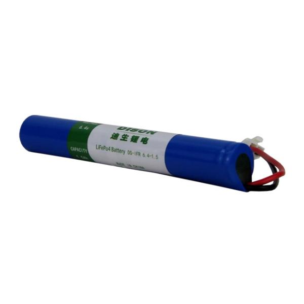 IFR18650 6.4v 1500mah Custom Lifepo4 Battery Pack For Emergency Lighting