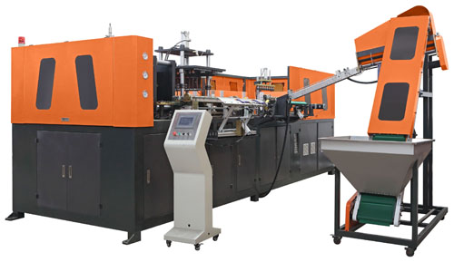 Infrared Heating System Blow Injection Molding Machine , Pet Blowing Machine