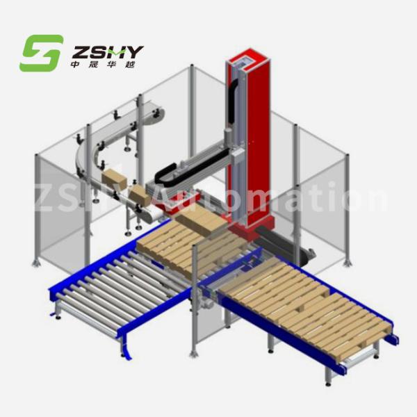 Cheap Column Stacker Automatic Palletizing Machine Cardboard Box Palletizer 1600mm for sale