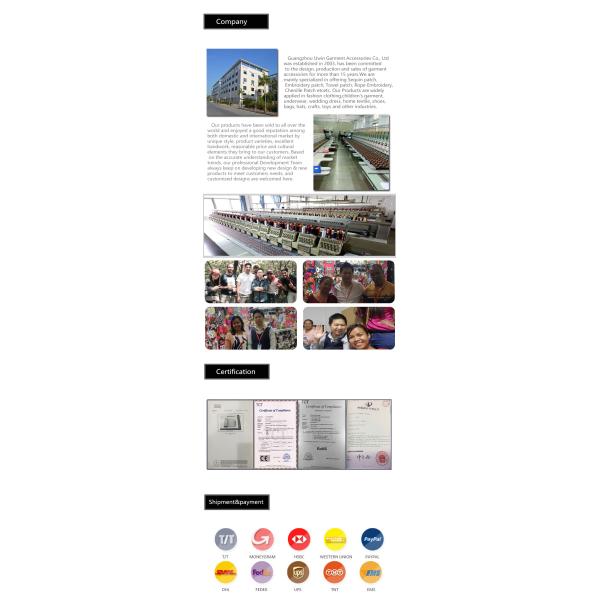 Eco Friendly Custom Sequin Patches , Colorful Reversible Sequin Patch