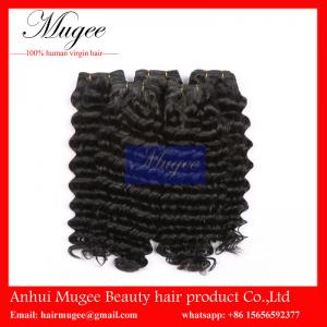Quality hot sale deep wave Peruvian hair,100% unprocessed human hair weave Garde 6A wholesale