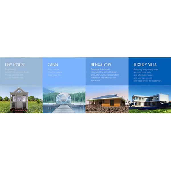 Luxury Prefab Steel Structure Villa Modular Homes With Light Gauge Steel Framing