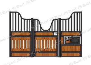 China Heavy Duty Smooth Welds Hinged European Horse Stalls on sale