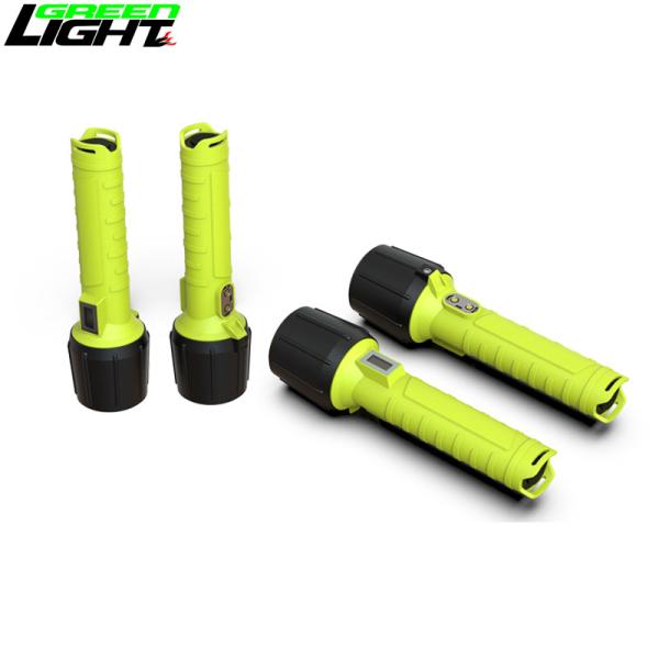 Cheap Waterproof IP68 Explosion Proof Flashlight Torch With SOS 480 Lum 6.4Ah for sale