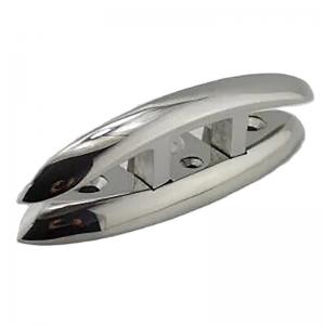 Quality Marine Hardware Fittings 316 Stainless Steel Flush Mount Pull Up Cleat for Watercrafts wholesale