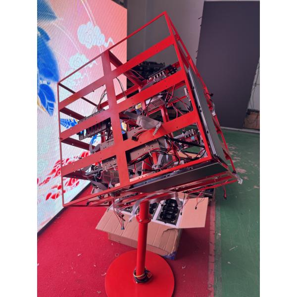 360° HD Display Cube HD LED Display Aluminum Cabinet for High Impact with Flexible Installation at Events and Retail