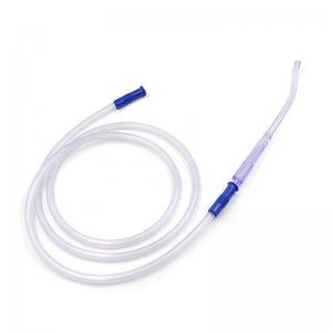 Quality 180cm 360cm Disposable Suction Catheter / PVC Suction Catheter With Yankauer Handle wholesale