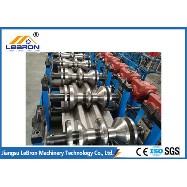 Long Time Service PLC Control Automatic Storage Rack Roll Forming Machine Hydraulic Cut