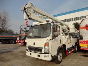 Quality HOWO 8-24 Meters Height Aerial Work Platform Arm Lift Bucket Truck 8 Tons Diesel Fuel Type wholesale
