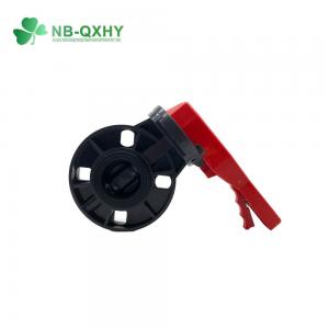Quality Manual Driving Mode Medium Pressure UPVC Plastic Butterfly Valves for Water Supply wholesale