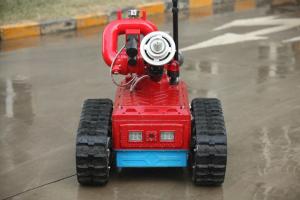 Quality Remote Control Automatic Fire Fighting Robot , Automatic Fire Extinguisher Robot wholesale