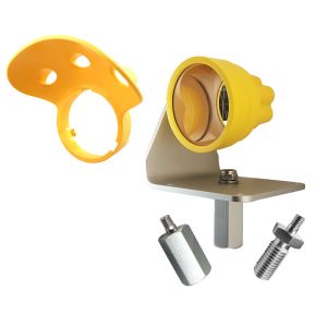 2500m Monitoring Survey Mini Prism M8 5/8" Thread Round Shape Total Station