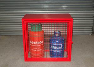 Quality Red Color Industrial Gas Cylinder Cages Various Sizes	800mmL*900mmH*430mmW wholesale