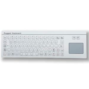 IP67 surface Industrial Membrane Keyboard integrating TouchPad One Piece Matte