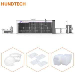 Buy cheap PP Restaurant Plastic Thermoforming Machine 152kw 120mm Depth from wholesalers