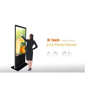 Quality Interactive Kiosk Touch Screen 55 Inch Floor standing LCD Display All In One PC wholesale