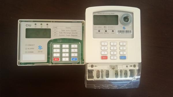 Multi Tariff Single Phase Kwh Meter Microgrid System Minigrid Offgrid Class 1