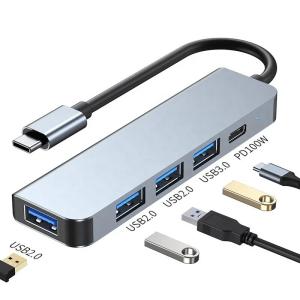 Quality 9-In-1 USB C Type C Adapter Hub with 100W PD Charging and USB3.0 3*USB2.0 Output wholesale