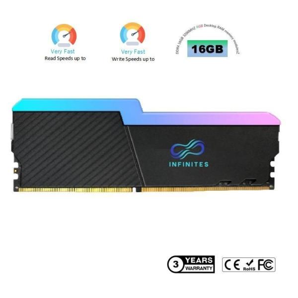 High Speed Gaming DDR4 in Memory RAM Desktop RGB DDR4 16GB 3200MHz RAM DDR4 16GB