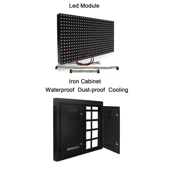 6500nits SMD3535 Outdoor Advertising Led Signs P10 320x160