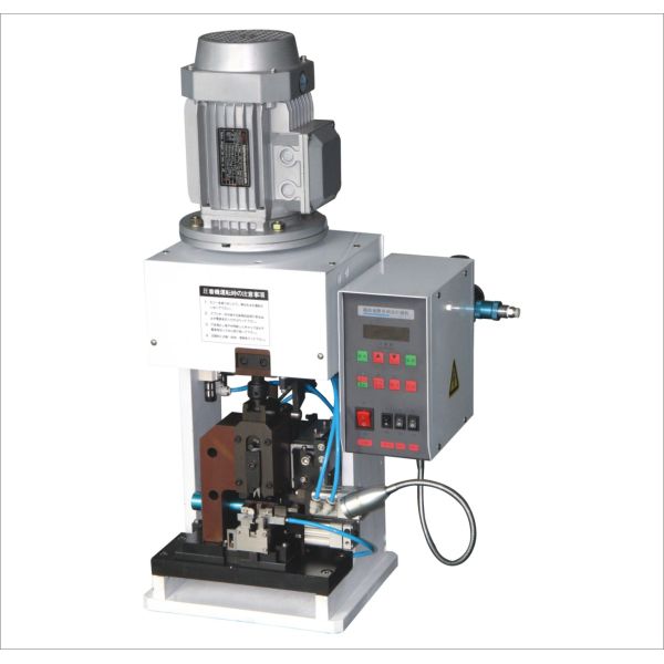 Semi - Automatic Cable Cutting And Stripping Machine Strip Wire Length 1.0MM -10.0MM