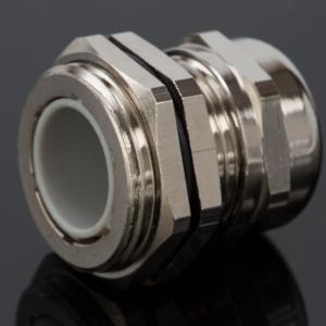Quality 3/8 NPT Nickel Plated Brass Cable Gland Electrical 4MM - 8MM Waterproof wholesale