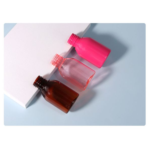 60ml 100ml Mini Cosmetic Bottles for Travel Portable Refillable Squeezable Liquid Body Soap Toner Lotion Cream