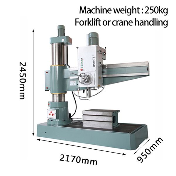 Automatic Feed Drilling Machine Z3050x16 Mechanical Speed Change Radial Drilling Machine