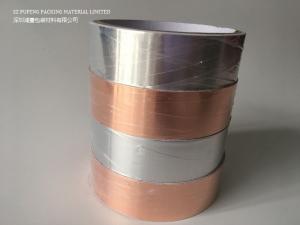 Quality 50m Self Adhesive Conductive Foil Tape , 0.01mm Foil Shielding Tape wholesale
