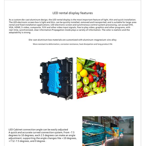 Creative Perimeter COB LED Screen Display Rental P3.91