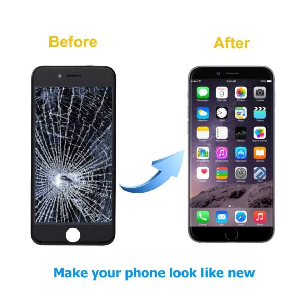 Black Color Iphone LCD Touch Screen , 4.7" Iphone 7 LCD Touch Screen