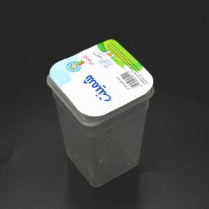 China PVC bottles Embossed Aluminum Foil Lids For Yogurt Anti Tear Heat Seal MOPP on sale