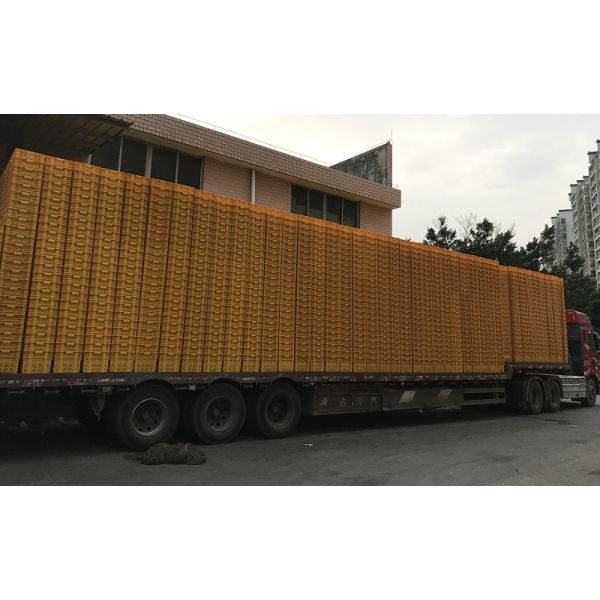 Black Food Storage Fruit And Vegetable Plastic Crates For Supermarket