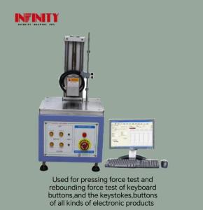 Quality AC Servo Motor Servo Control Keystroke Tester for Purpose And The Keystrokes Unit switchable Kgf wholesale